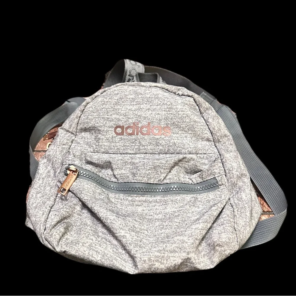 Adidas Gray Backpack with Classic Design